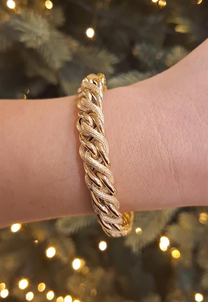 χρυσό βραχιόλι 14κ, χρυσό κόσμημα, βραχιόλι χρυσό, πλεκτό βραχιόλι, ματ και λουστρέ, βραχιόλι 14 καρατίων, πολυτελές βραχιόλι, κομψό βραχιόλι, γυναικείο βραχιόλι χρυσό, χρυσή αλυσίδα, πλεκτή αλυσίδα χρυσή, δώρο για γυναίκα, elegant bracelet, χειροποίητο κ