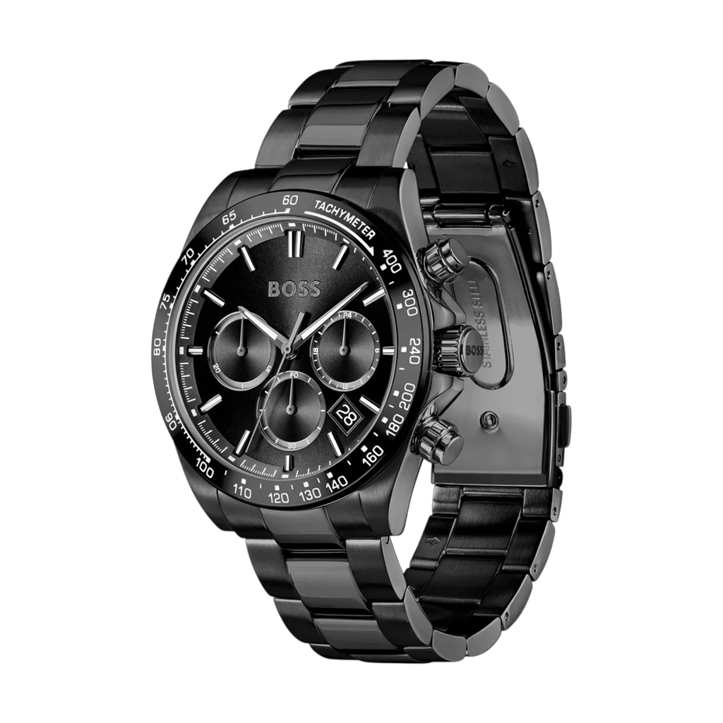 Boss Hero Black Stainless Steel Bracelet 1514271