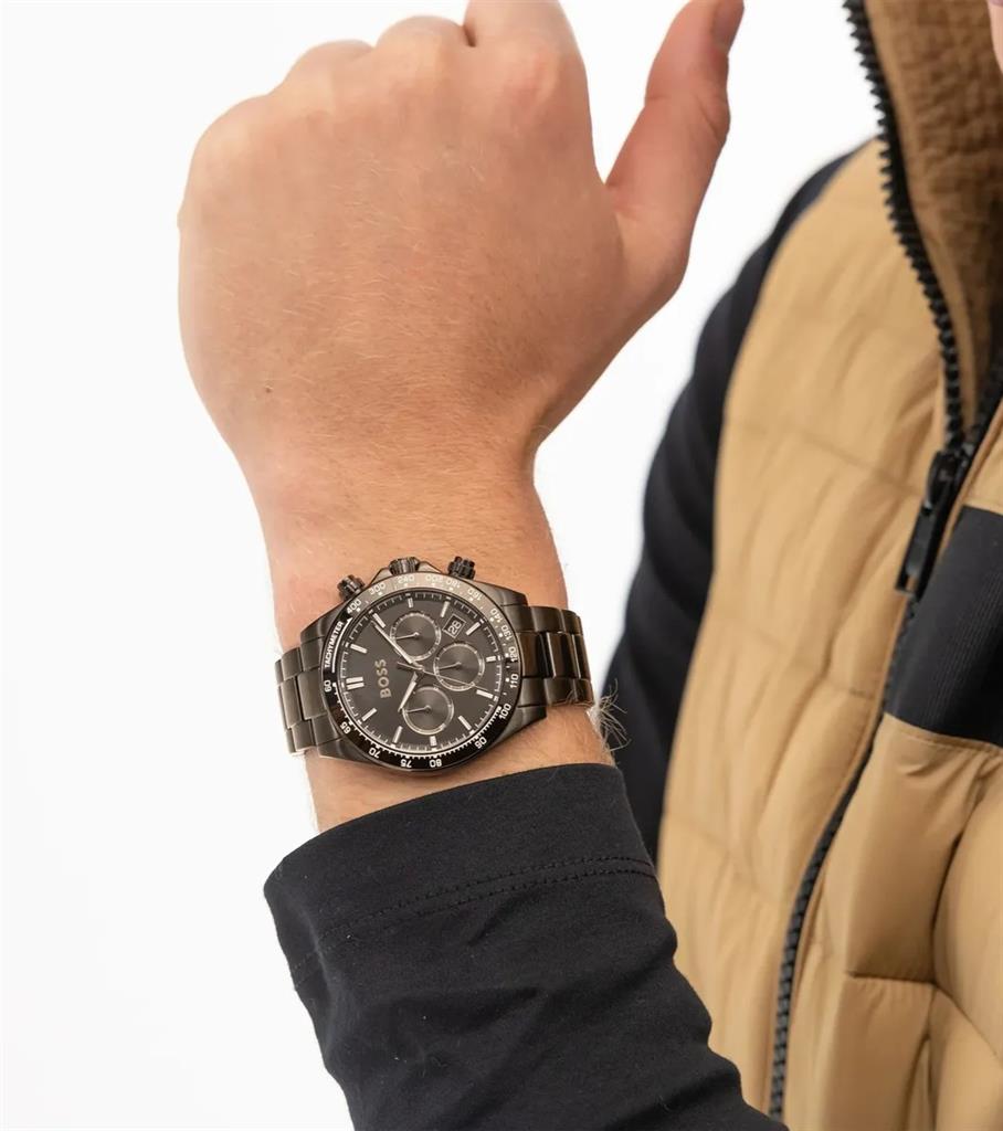 Boss Hero Black Stainless Steel Bracelet 1514271