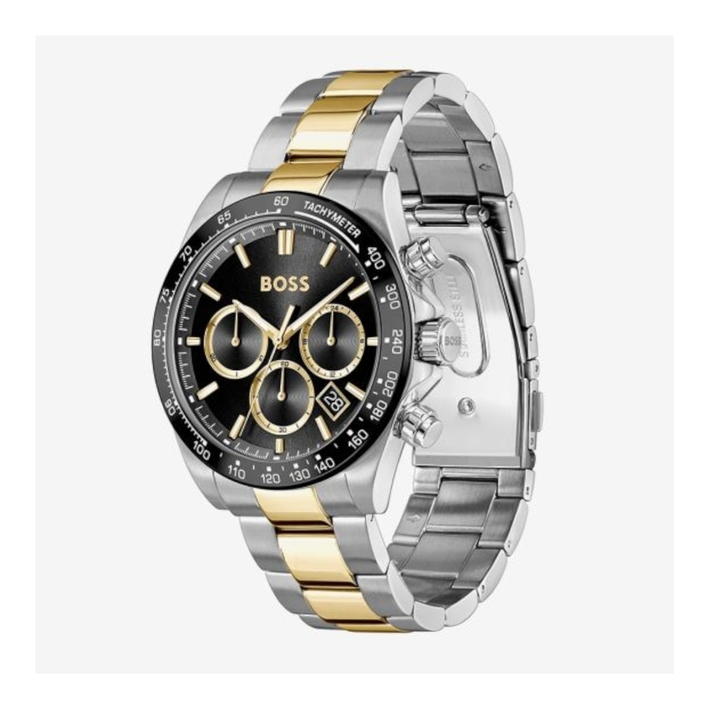 BOSS Hero 2.0 Two Tone Black & Gold Chronograph 1514269