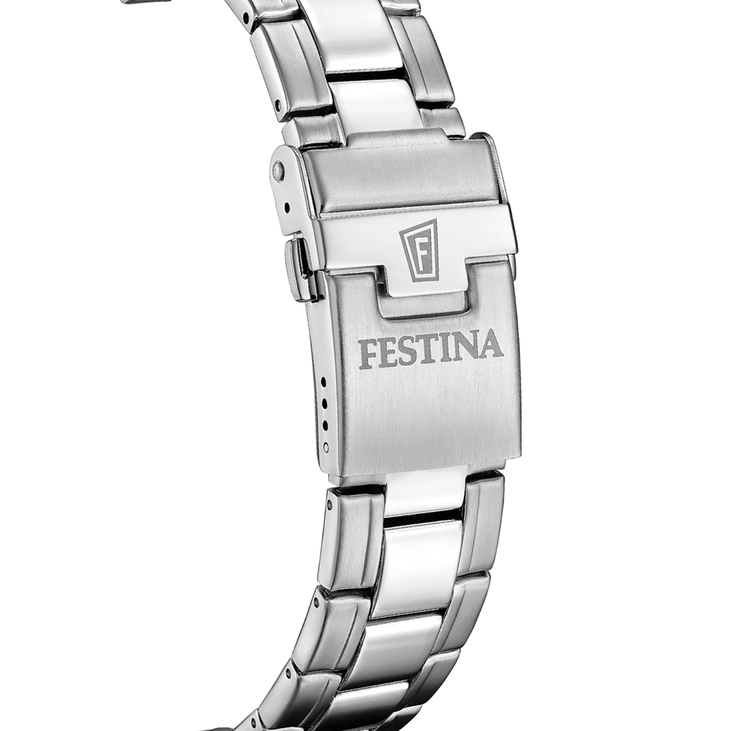 Festina, Festina Timeless, Festina Chronograph, Festina F20694/2, ανδρικό ρολόι, ρολόι χειρός, ανδρικός χρονογράφος, ρολόι ατσάλινο, ρολόι με μπρασελέ, ρολόι quartz, μπλε καντράν, αδιάβροχο ρολόι, ρολόι 10 ATM, επώνυμο ρολόι, ρολόι Festina ανδρικό
