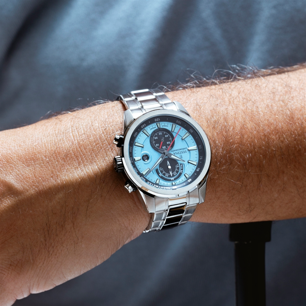 Festina, Festina Timeless, Festina Chronograph, Festina F20694/2, ανδρικό ρολόι, ρολόι χειρός, ανδρικός χρονογράφος, ρολόι ατσάλινο, ρολόι με μπρασελέ, ρολόι quartz, μπλε καντράν, αδιάβροχο ρολόι, ρολόι 10 ATM, επώνυμο ρολόι, ρολόι Festina ανδρικό