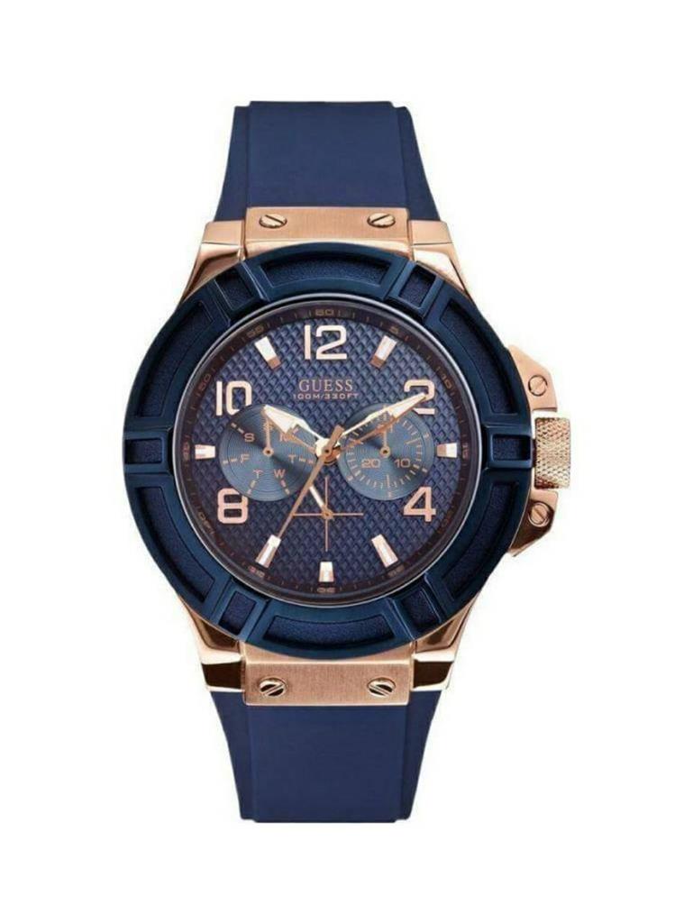 Guess Multifunction Blue Silicone Watch W0247G3