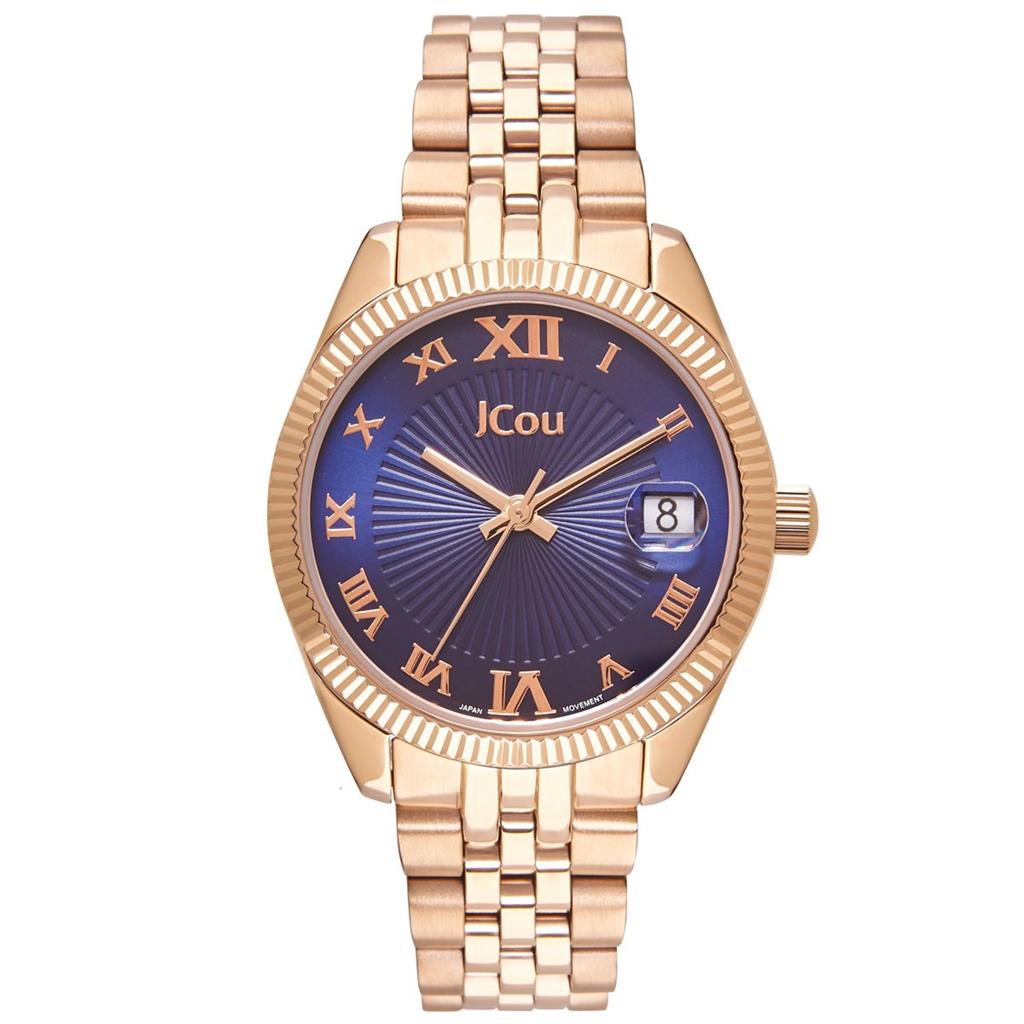 JCOU Queen's Mini Rose Gold/Blue JU17031-6