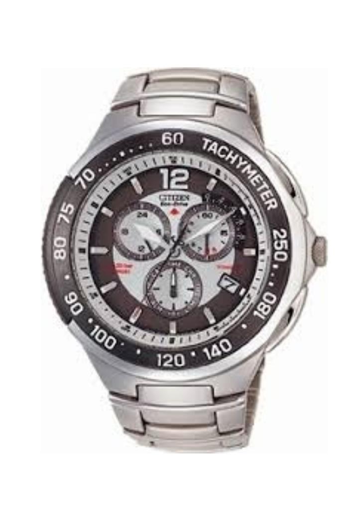 CITIZEN Eco-drive Chronograph Stainless Steel Bracelet AS4006-53A
