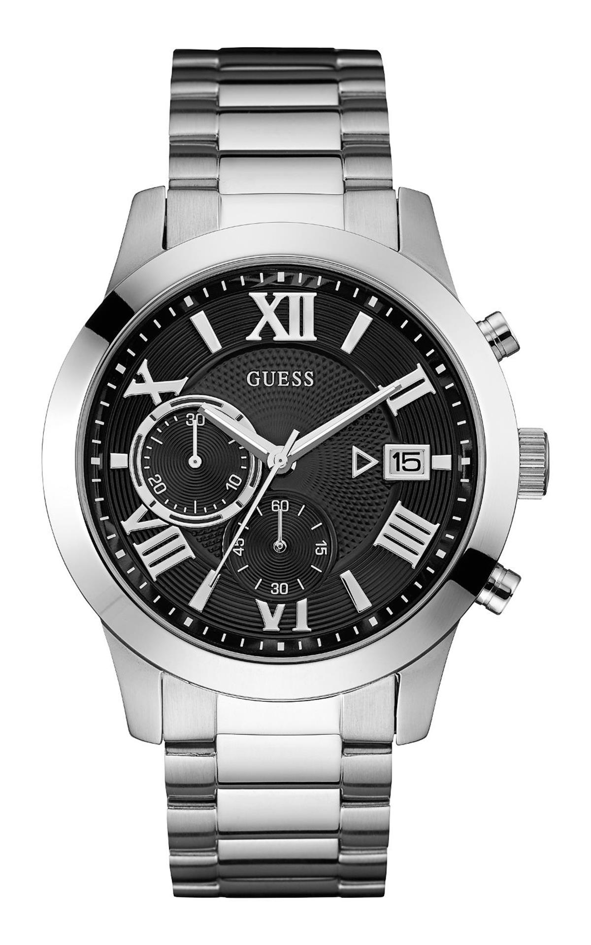 GUESS Atlas Chronograph Stainless Steel Bracelet W0668G3
