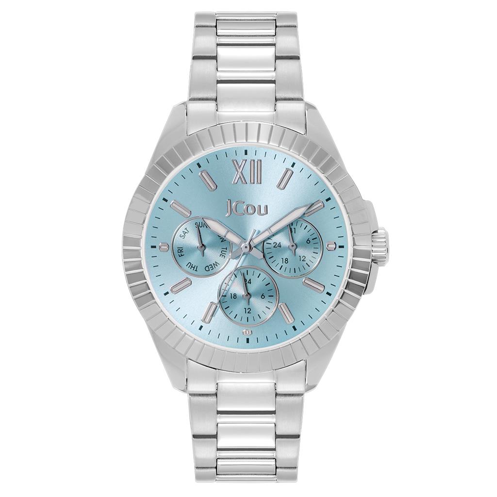 JCOU AURORA Silver Stainless Steel Bracelet JU19040-4