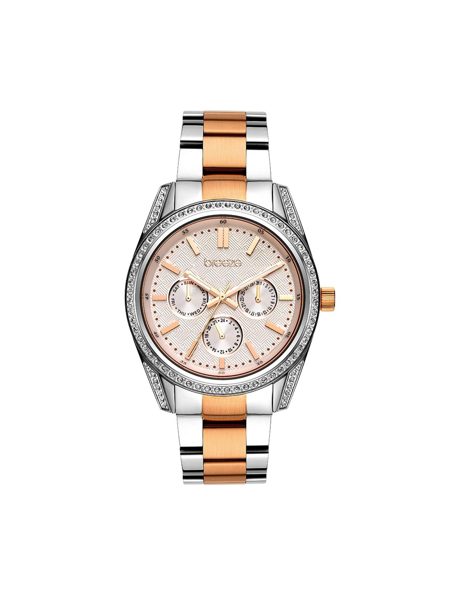 BREEZE Floris Crystals Two Tone Bracelet 712201.4