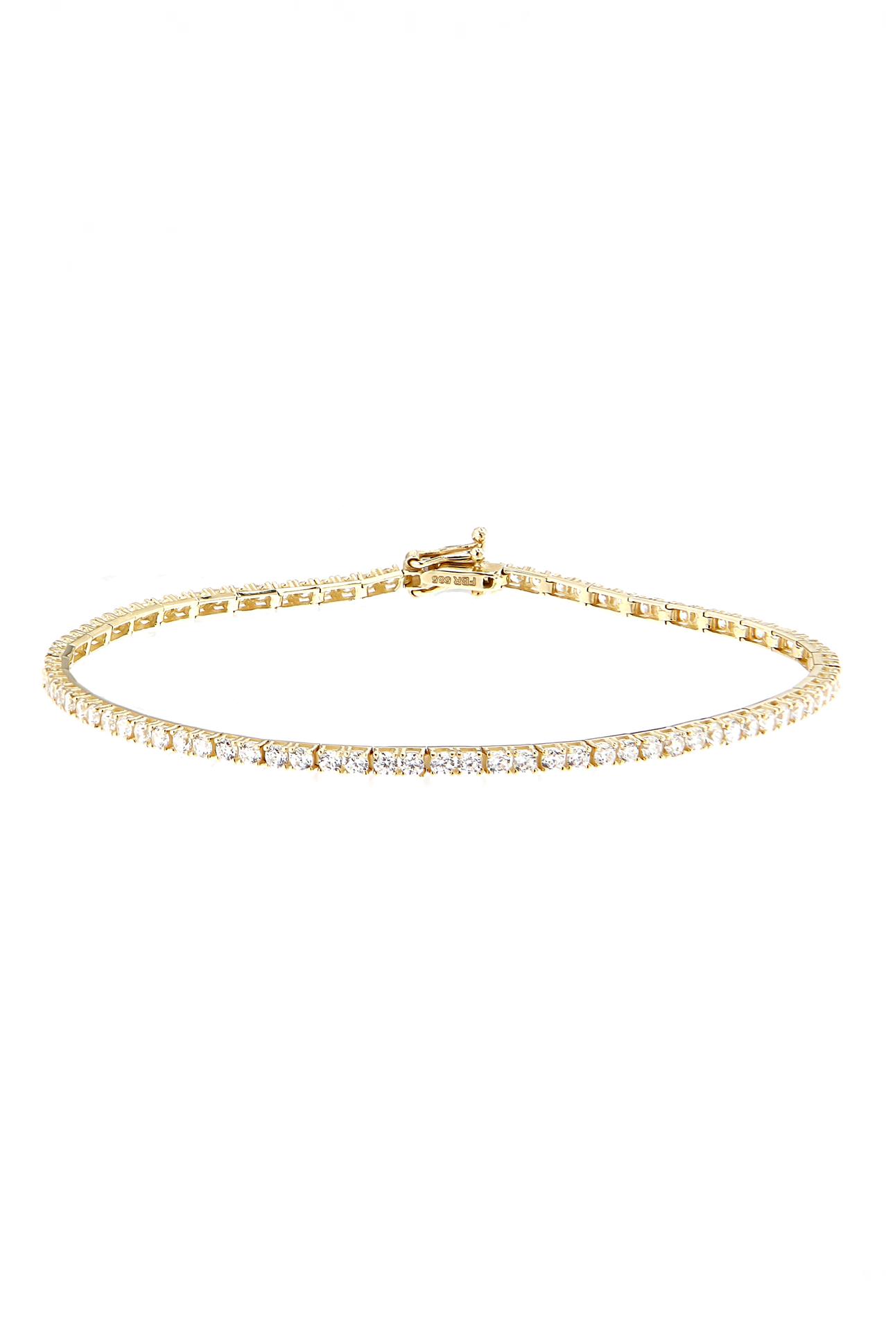 Χρυσή Ριβιέρα με Zircon 14 Καράτια