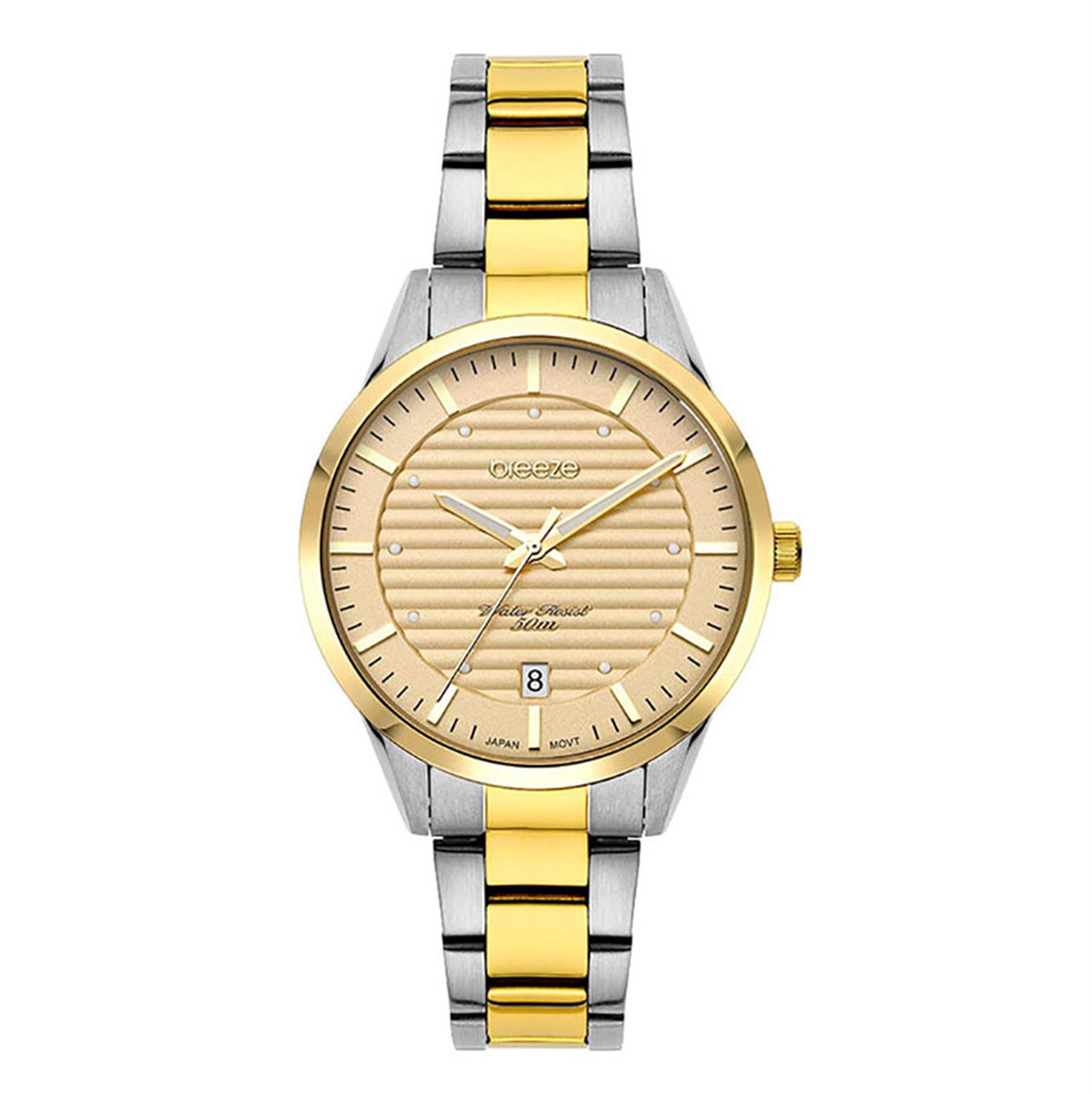 BREEZE Retraux Two Tone Stainless Steel Bracelet 712361.2