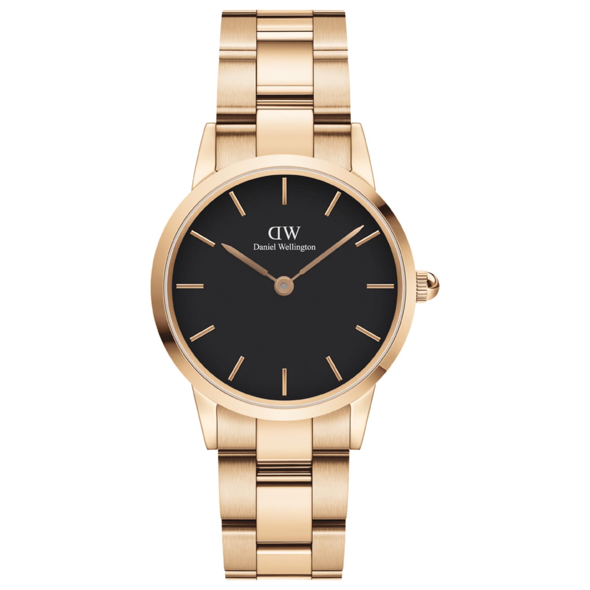 DANIEL WELLINGTON Iconic Link 28mm Rose Gold Stainless Steel Bracelet