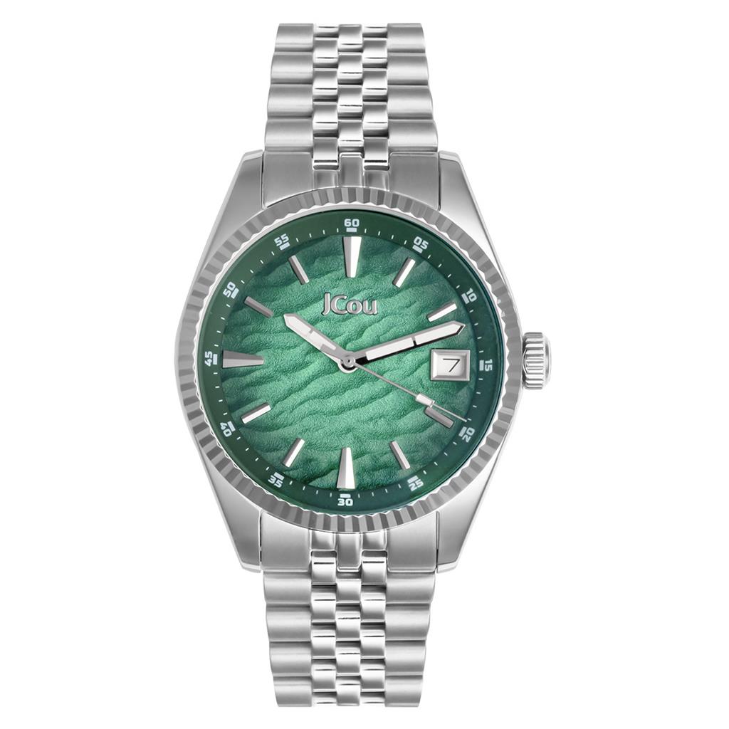 JCOU Queen's Land Silver Stainless Steel Bracelet JU19071-1