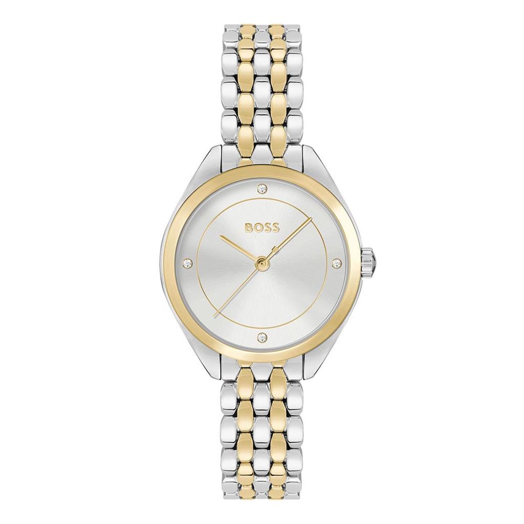 HUGO BOSS Ladies Mae Two Tone Steel Bracelet 1502724