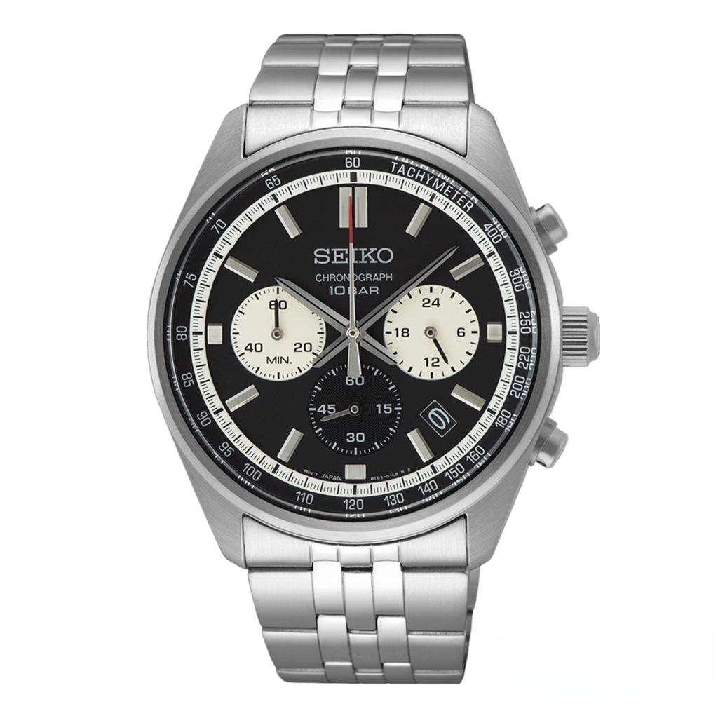 SEIKO Conceptual Series Silver Stainless Steel Chronograph SSB429P1