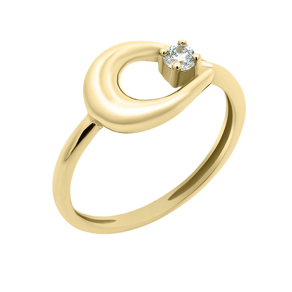 Δαχτυλίδι Χρυσό με Zircon K14
