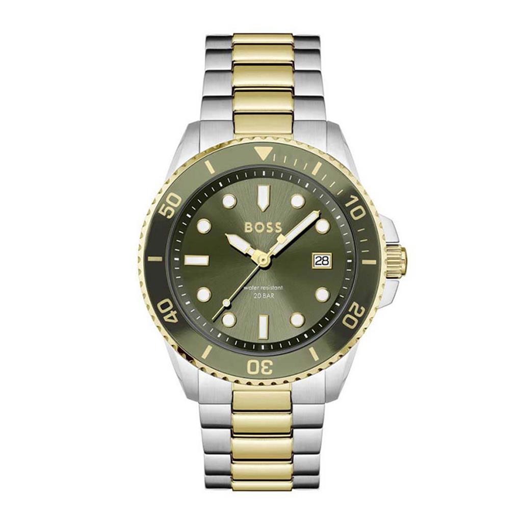 HUGO BOSS Two Tone Stainless Steel Bracelet 1514011