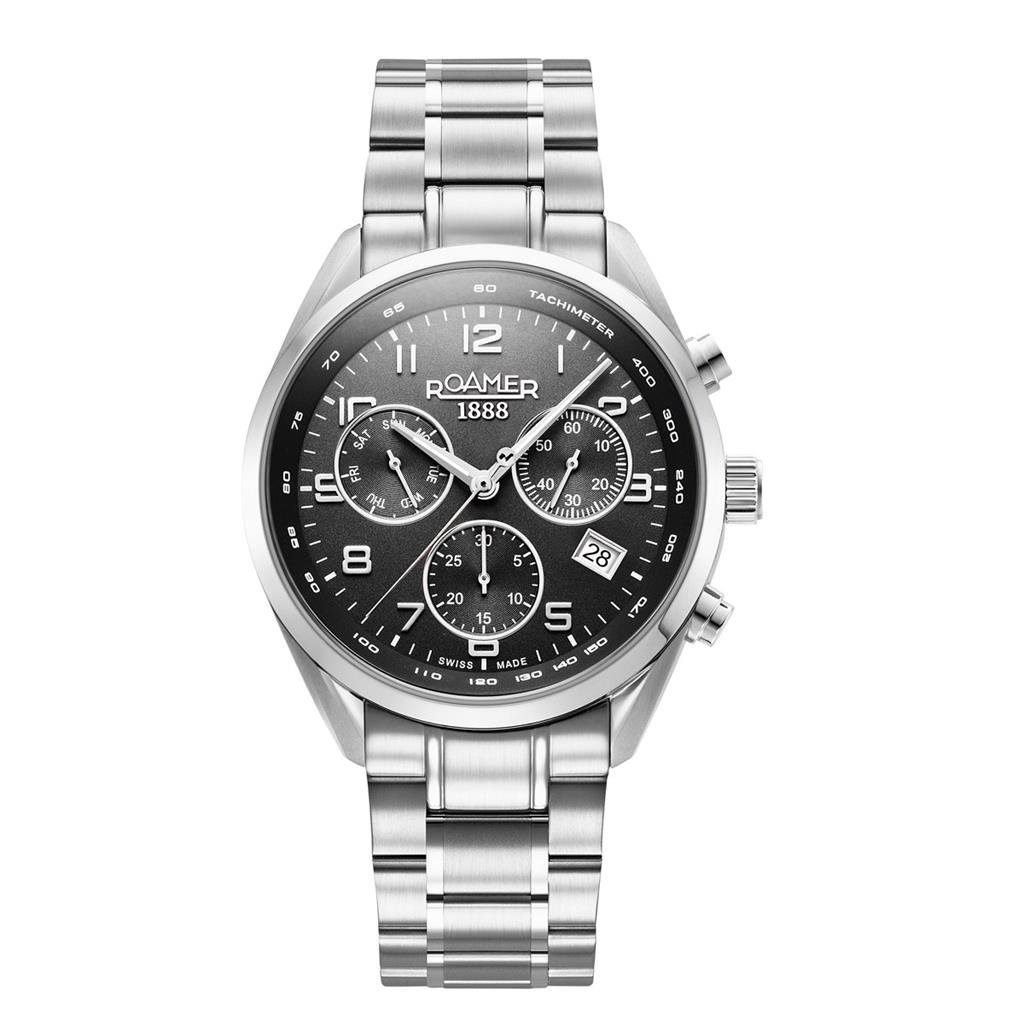 ROAMER Pro Chrono Gray Silver Stainless Bracelet 993819-41-44-20