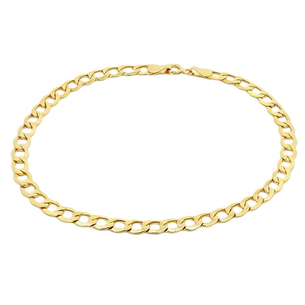 Χρυσή Αλυσίδα Βραχιόλι Χεριού Courmet Unisex K14