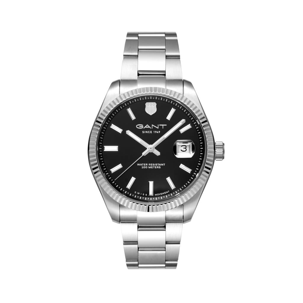 GANT Prestige Μαύρο Silver Stainless Steel Bracelet P106001