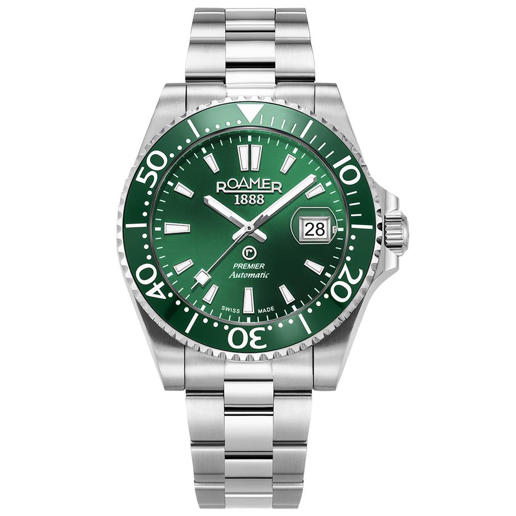 ROAMER Premier Automatic Silver Stainless Steel Bracelet 986983-41-75-20